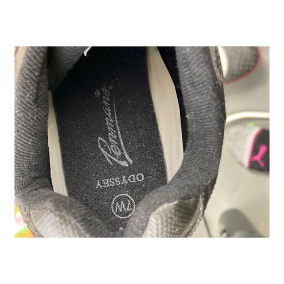 Penman’s Odyssey Black Sneakers Strap Closure Sz 7W Grannycore Deadstock NWT - Picture 5 of 8